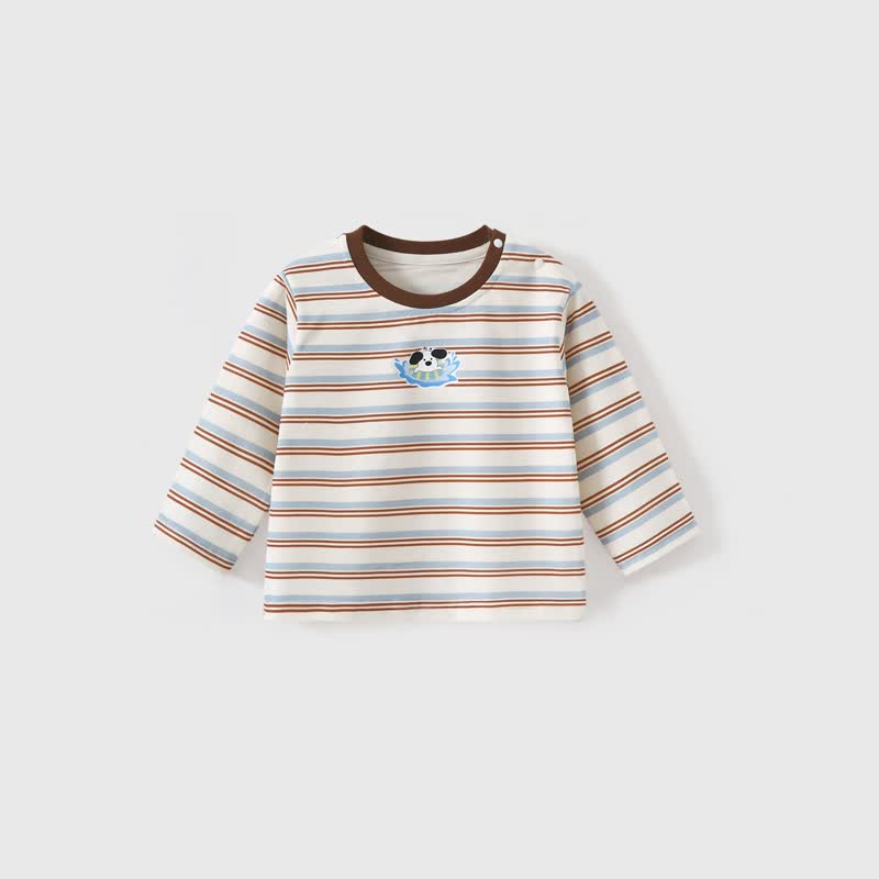 Langarmshirt mit Streifen Hunde- T-Stück für Kleinkind und Baby - Blau - 4-5J - image 3