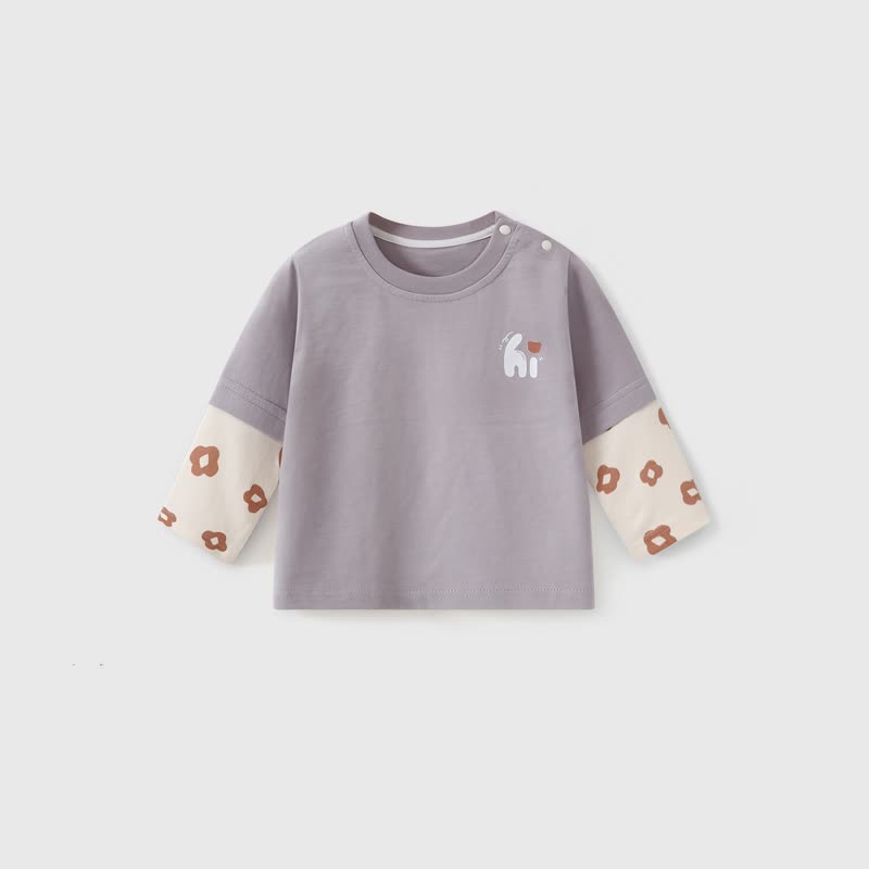 HI Kleinkind Baby Lagen- T-Stück - Lila - 4-5J - image 4