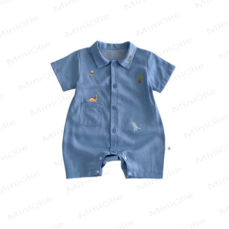 Baby Dino Gestickt Strampler - image 11