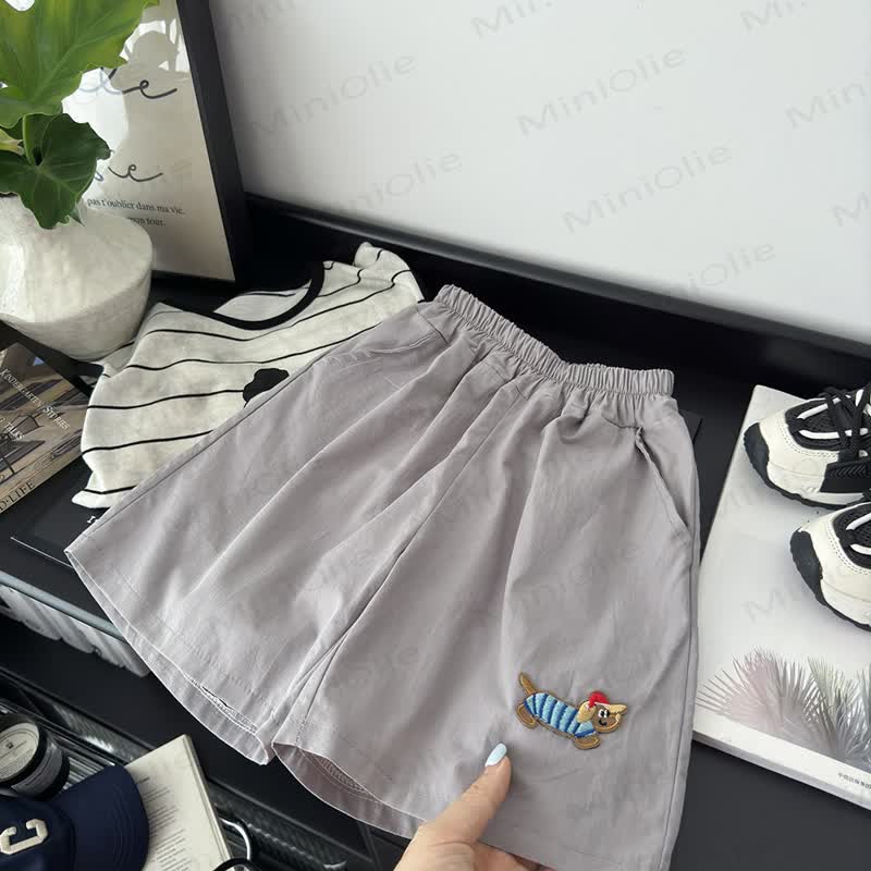 Shorts mit Gestickt für Kleinkind - image 8