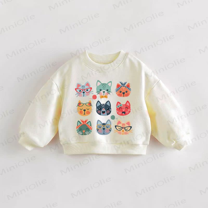 Baby Sweatshirt mit Kleinkind in Creme - Creme - 3-5J - image 1