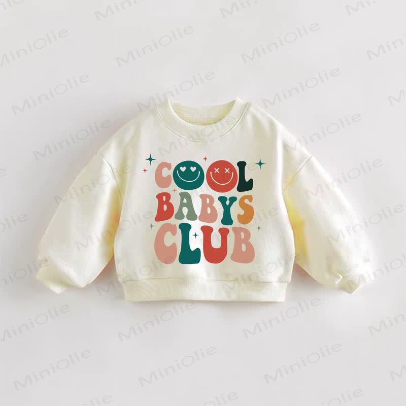 COOL BABYS CLUB Baby Kleinkind Creme Sweatshirt - Creme - 3-5J - image 1