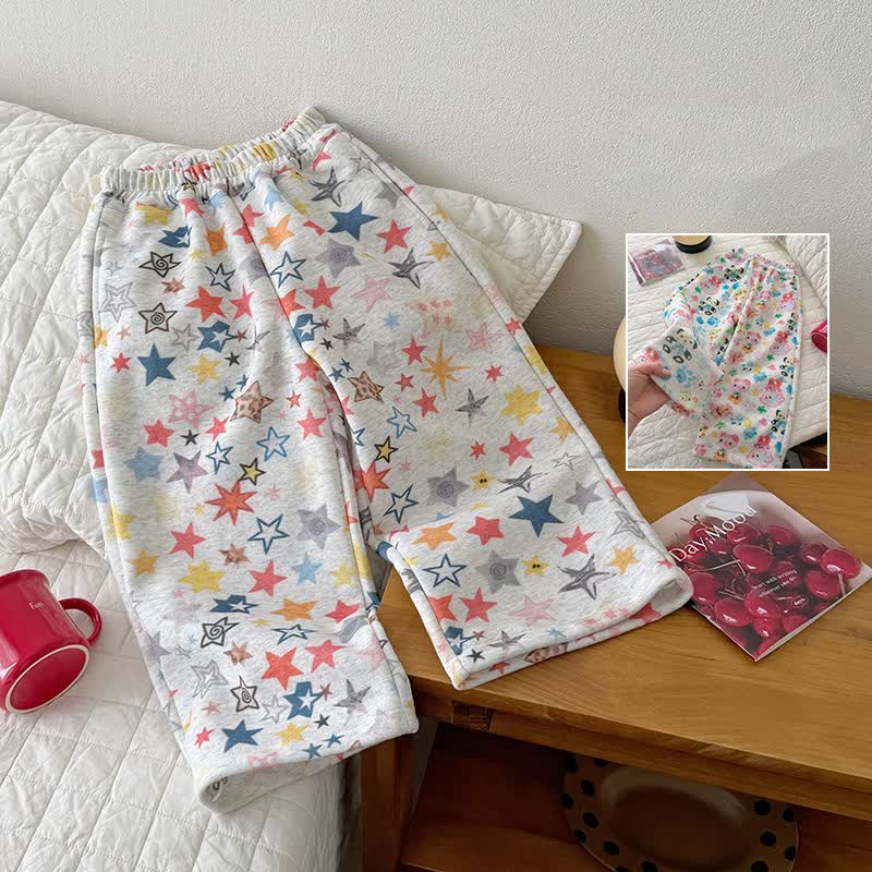Lässige Hose mit Bunt Print für Kleinkind - image 1