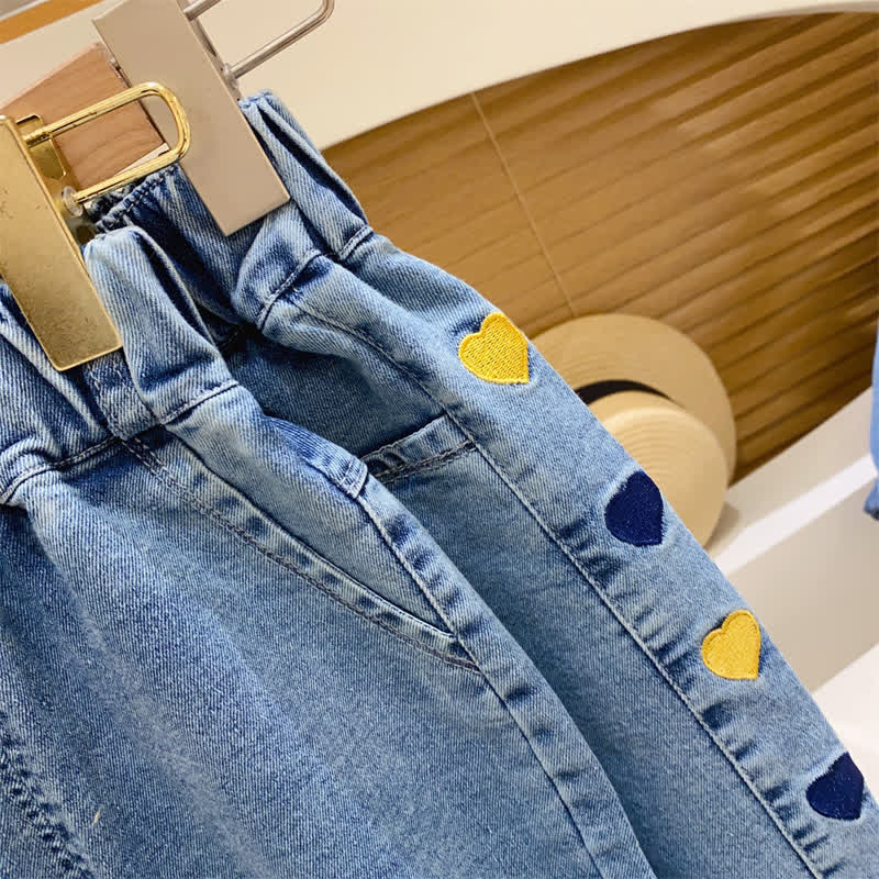 Kleinkind Hose in Blau mit Gestickt - image 6