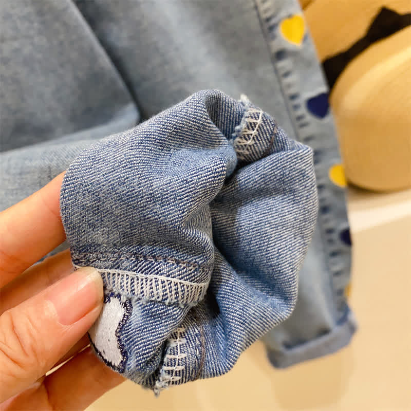 Kleinkind Hose in Blau mit Gestickt - image 12