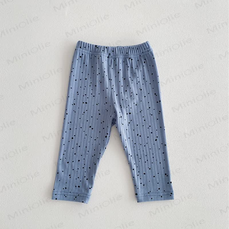 Baby Gamaschen mit Punktmuster Gerippt - image 14