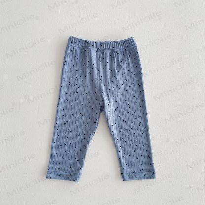 Baby Gamaschen mit Punktmuster Gerippt - image 14