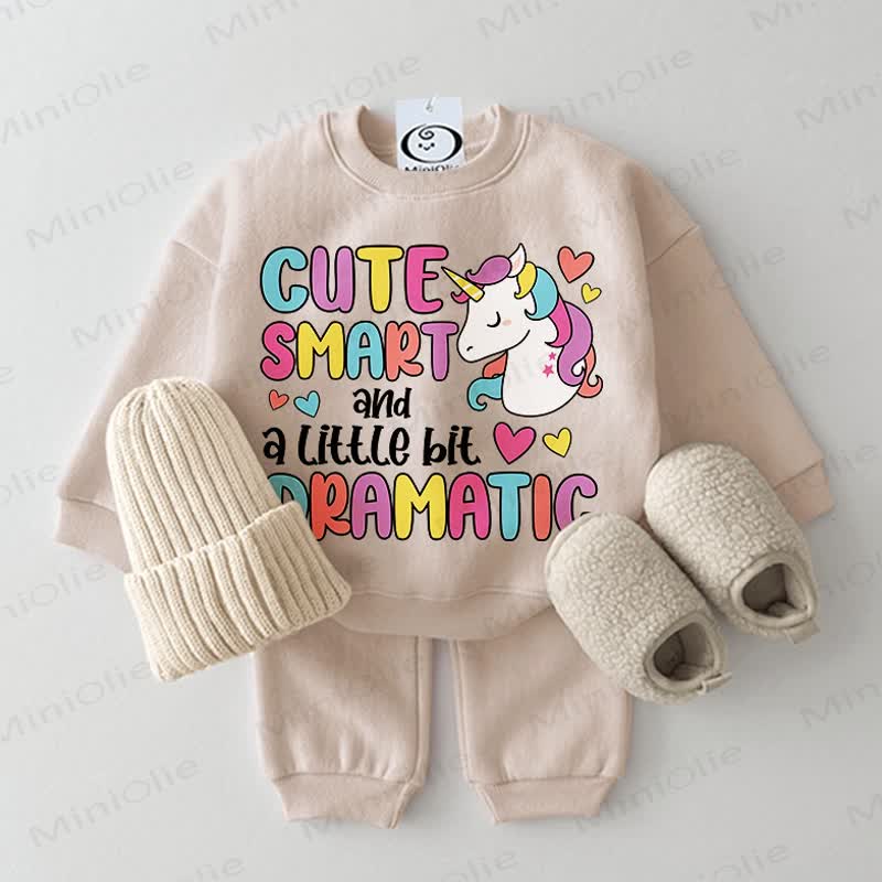 CUTE SMART AND A LITTLE BIT DRAMATIC Baby Beige - Set in Beige - Beige - 2-3J - image 1
