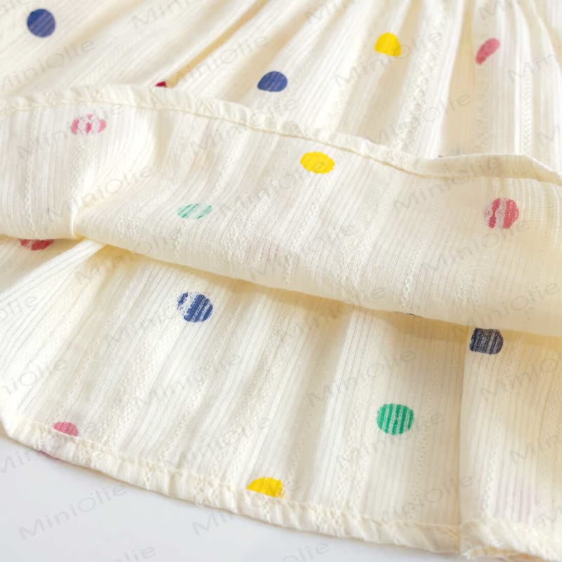 Baby Kleinkind Mädchen-Puppenshirt mit Punktmuster - image 6