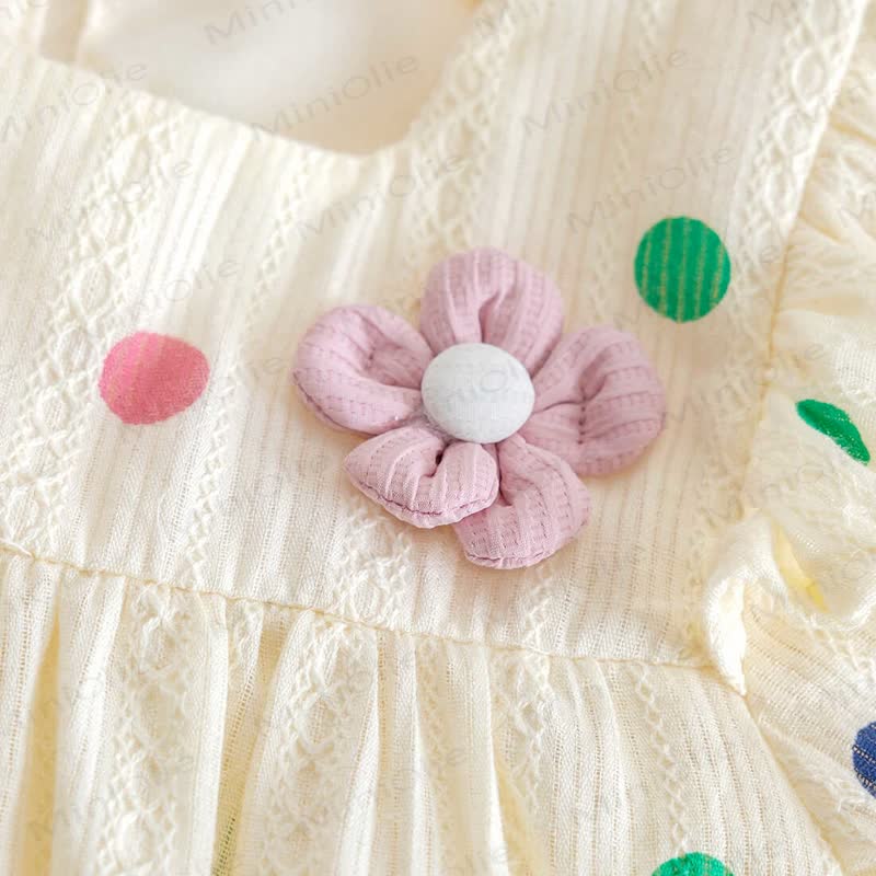 Baby Kleinkind Mädchen-Puppenshirt mit Punktmuster - image 8