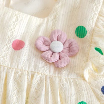 Baby Kleinkind Mädchen-Puppenshirt mit Punktmuster - image 8