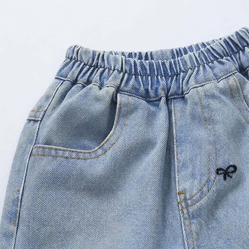 Kleinkind mit Gestickt , Denim Waschung - image 5
