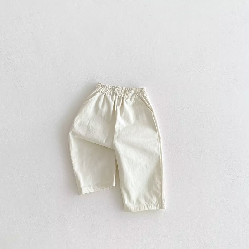 Kleinkind Baby Hose zum Überziehen, Einfarbig, mit Hose - Beige - 4-5J - image 2