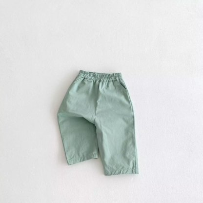Kleinkind Baby Hose zum Überziehen, Einfarbig, mit Hose - Grün - 4-5J - image 4