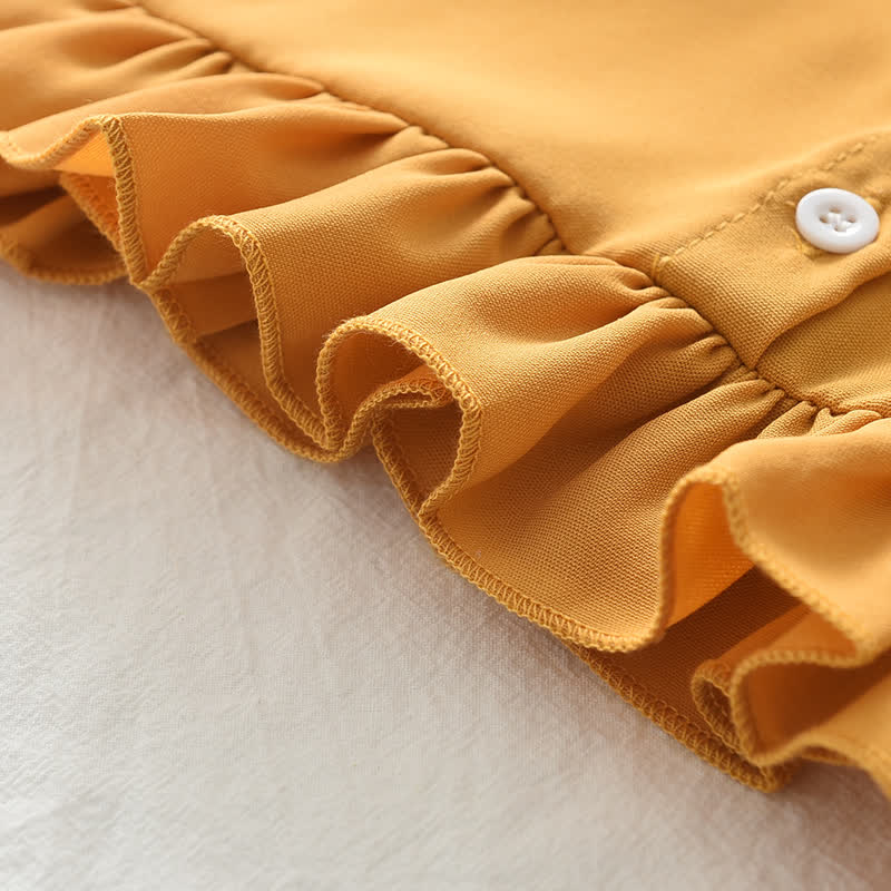 2-teiliges Set für Kleinkind : Rüschen-Camisole Spitze und Blumen Shorts - image 6