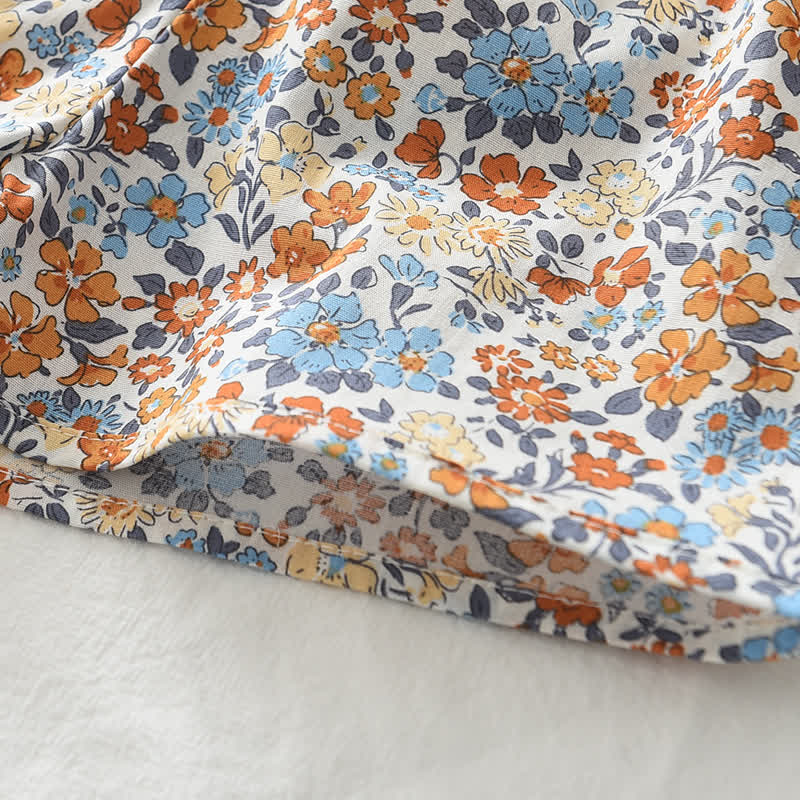 2-teiliges Set für Kleinkind : Rüschen-Camisole Spitze und Blumen Shorts - image 10