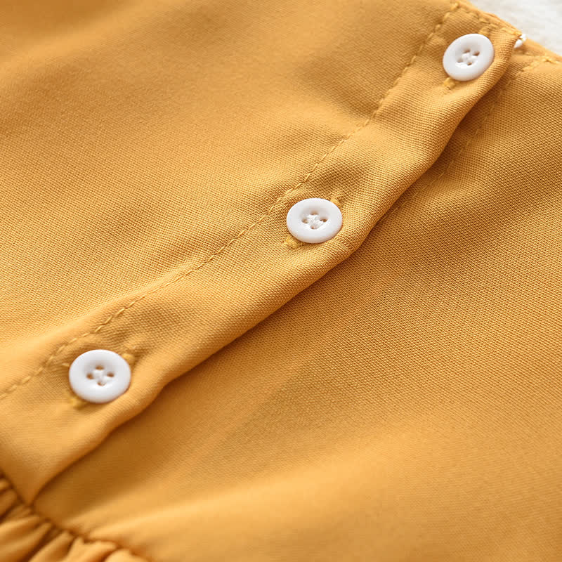 2-teiliges Set für Kleinkind : Rüschen-Camisole Spitze und Blumen Shorts - image 5