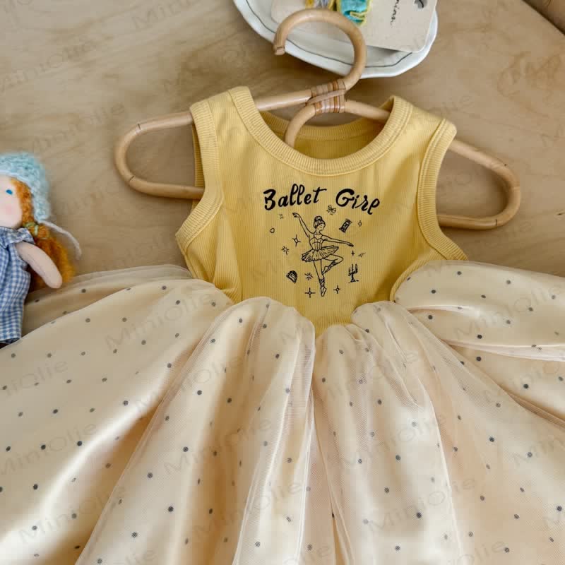 BALLET GIRL Kleinkind Baby Mädchen Punktmuster Kleid - image 7
