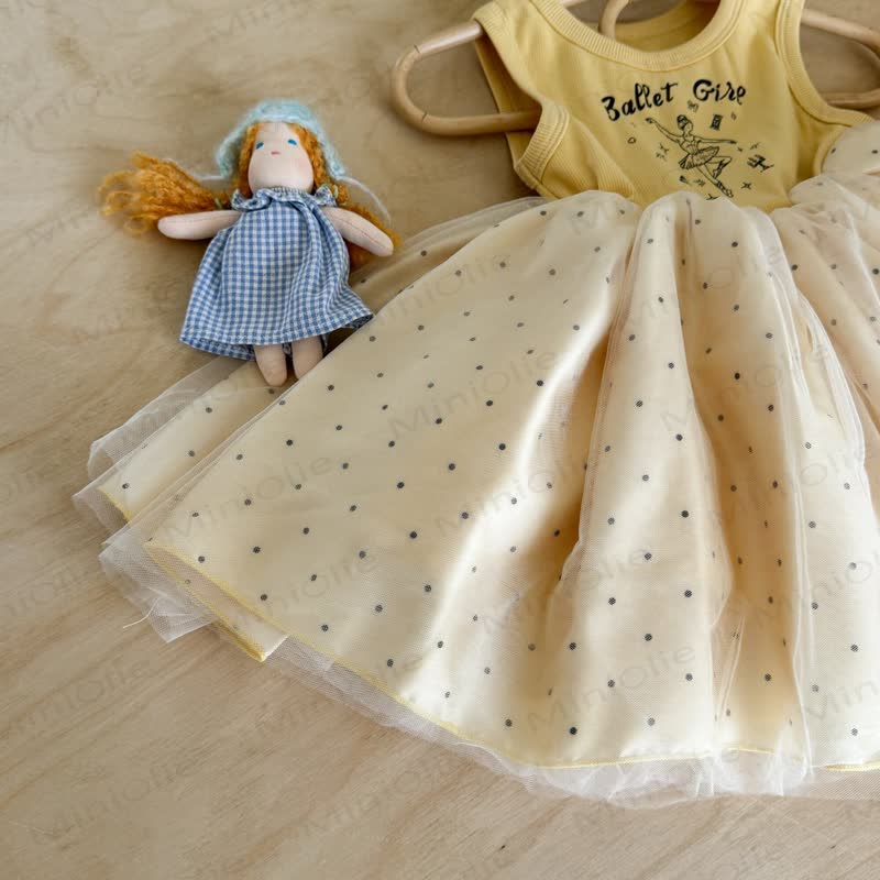 BALLET GIRL Kleinkind Baby Mädchen Punktmuster Kleid - image 9