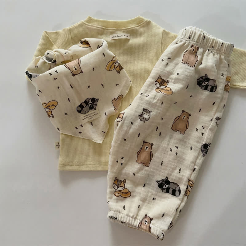 Beige Hose mit Tier für Baby und Kleinkind - image 8