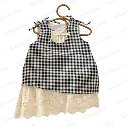Kleinkind Kleid mit Gingham Karo für Baby - image 3