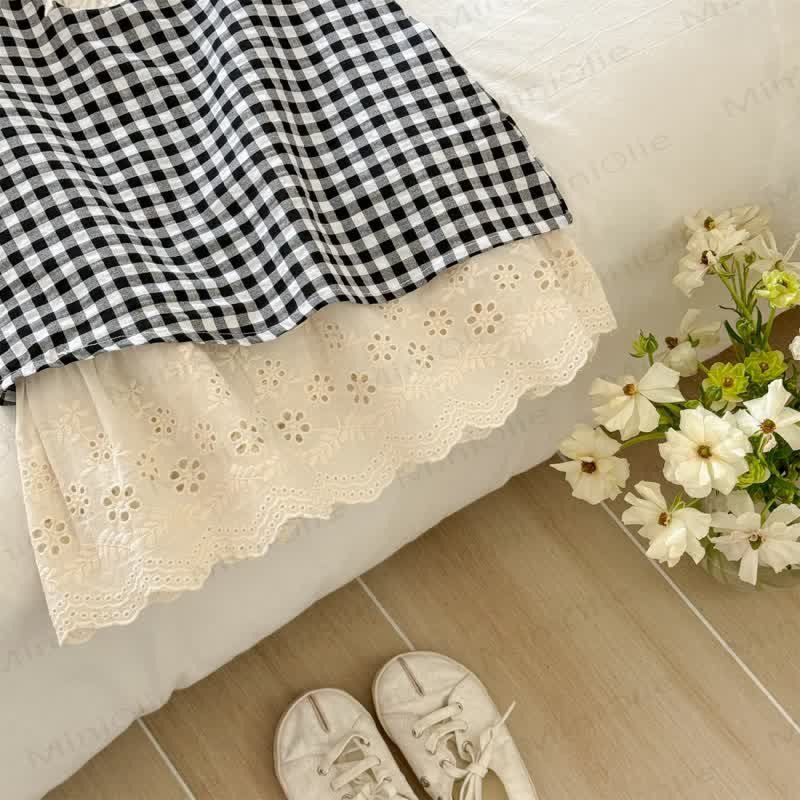 Kleinkind Kleid mit Gingham Karo für Baby - image 5
