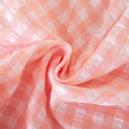 Zweiteiliges Set für Baby und Mädchen : Gingham Spitze und Hose - image 10