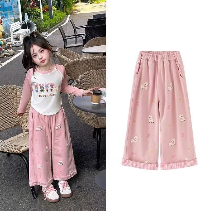 Kleinkind Mädchen Hose mit Tier und Hose - Rosa - 10-11J - image 3