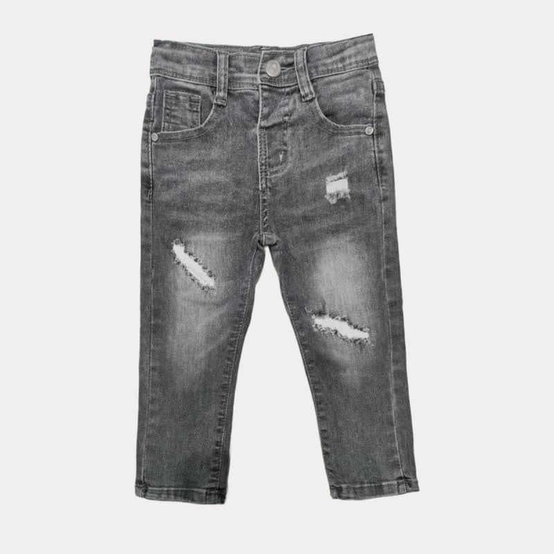 Kleinkind-Jungen Jeans mit lockerer Passform und Rissen - image 2