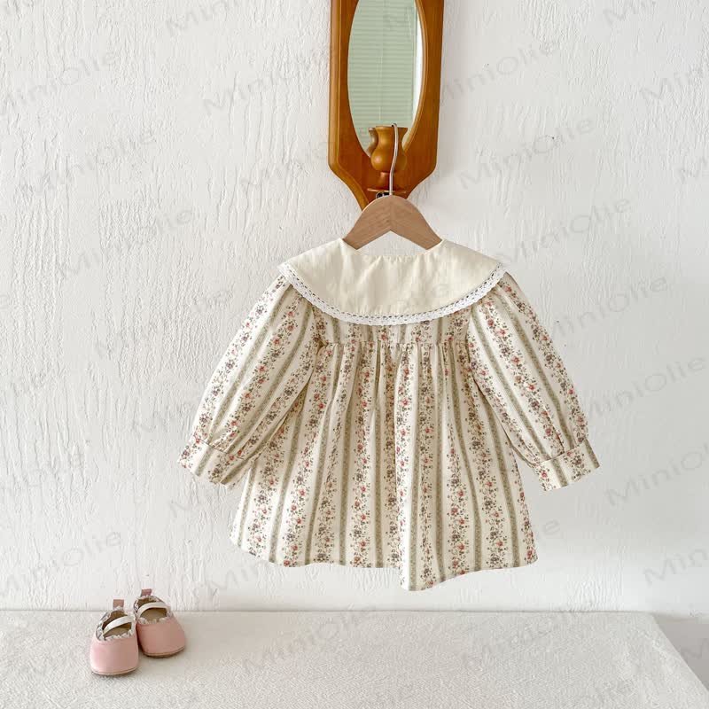 Kleinkind Mädchen Blumen mit Kleid Ärmeln - image 14