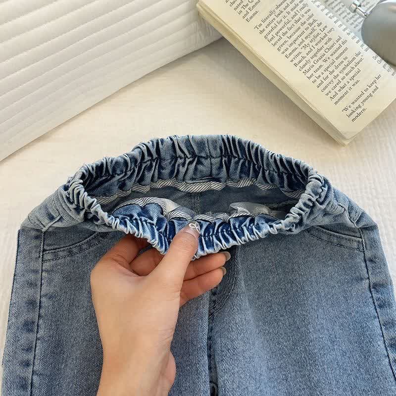 Hose aus Denim mit Gestickt für Kleinkind - image 2
