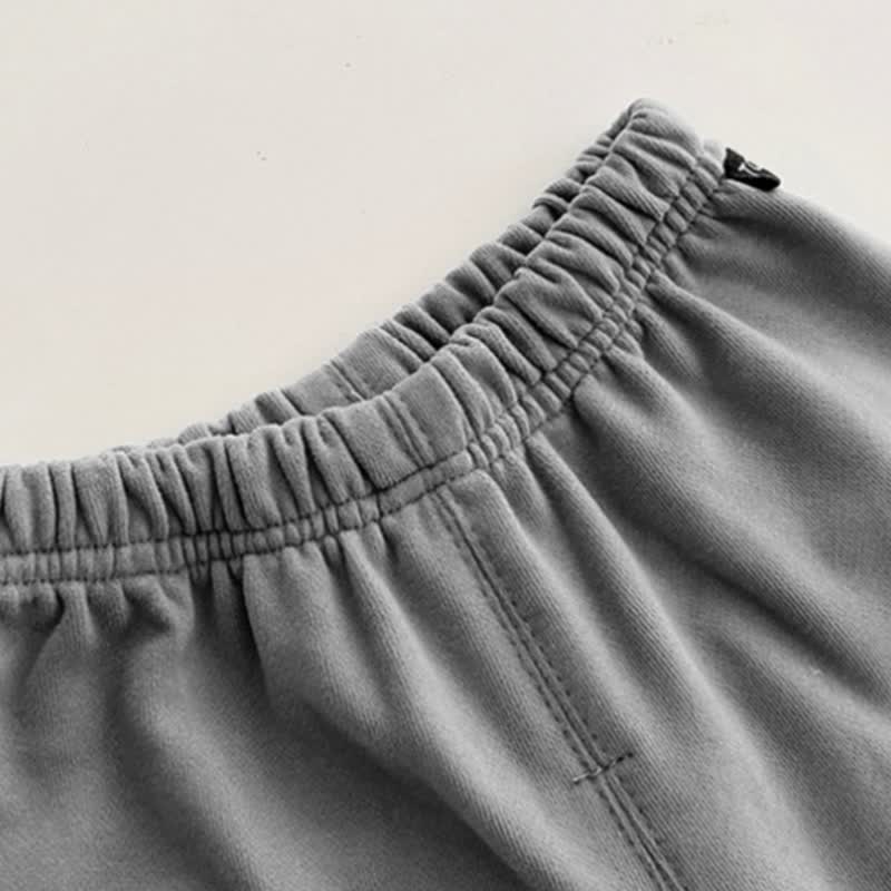 Baby und Kleinkind -Loungewear- Hose , Einfarbig/ Streifen , mit umgeschlagenem Saum - image 7
