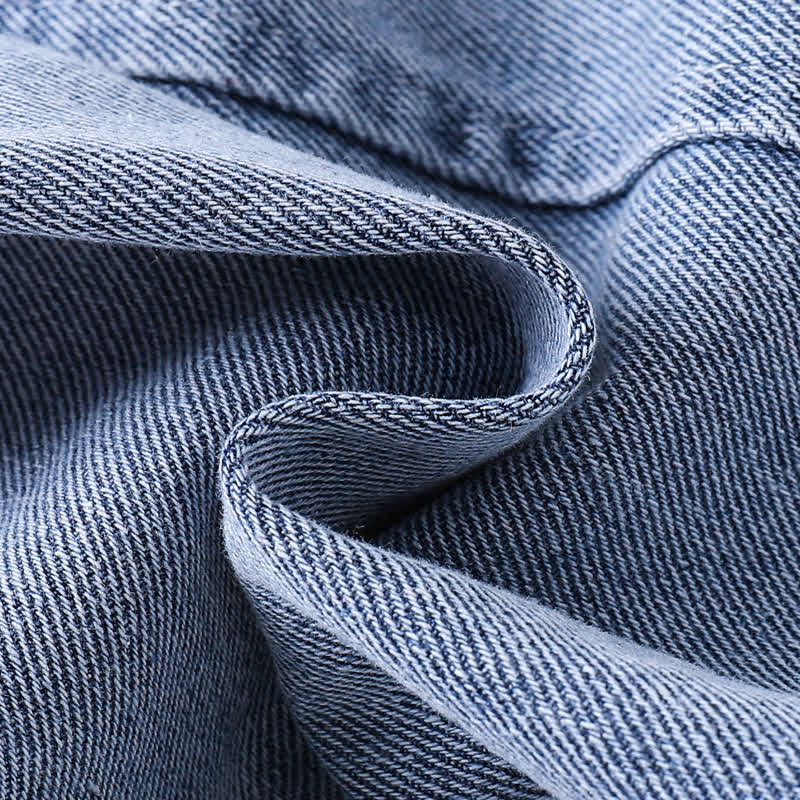 Ärmelloses Spitze und Kirsche Denim -Schürzenkleid für Baby ( 2-teiliges Set) - image 10