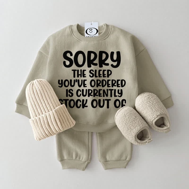 SORRY IST DER VON IHNEN BESTELLTE ARTIKEL DER Baby Grau Grün Sweatshirt -2-TEILIGE Set DERZEIT NICHT MEHR VERFÜGBAR - Grau Grün - 2-3J - image 1