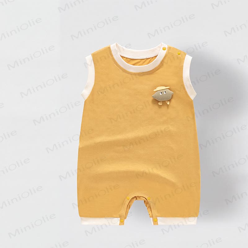 Strampler Baby Cartoon- Pyjama - Gelb - 2-3J - image 2