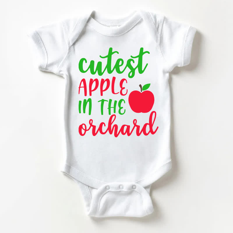Der CUTEST APPLE IN THE ORCHARD – Bodysuit Baby - Weiß - 18-24M - image 1