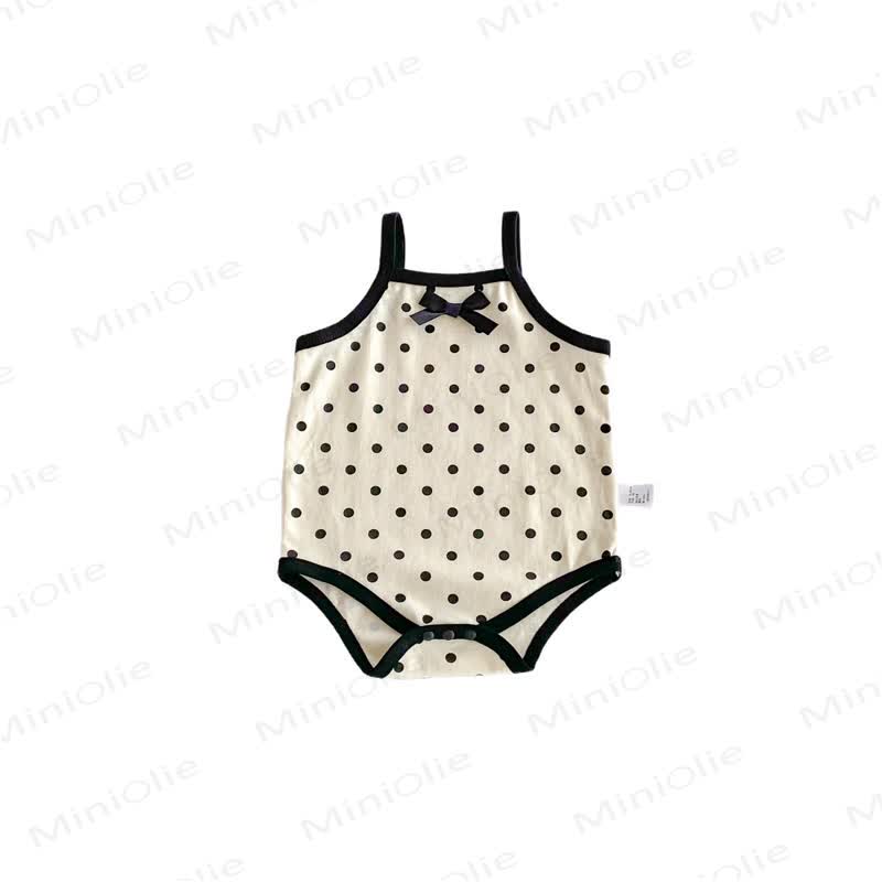 Bodysuit Baby mit Punktmuster und Schleife - image 7