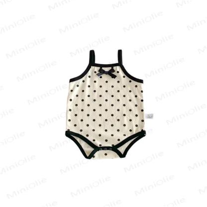Bodysuit Baby mit Punktmuster und Schleife - image 7