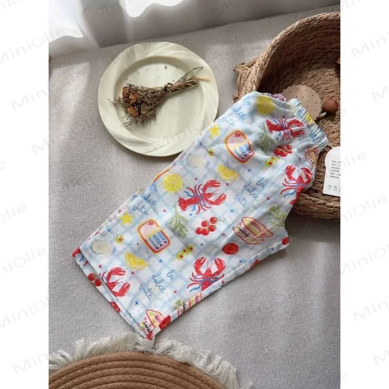 Baby Kleinkind mit Cartoon-Print - Blau Hummer - 4-5J - image 2