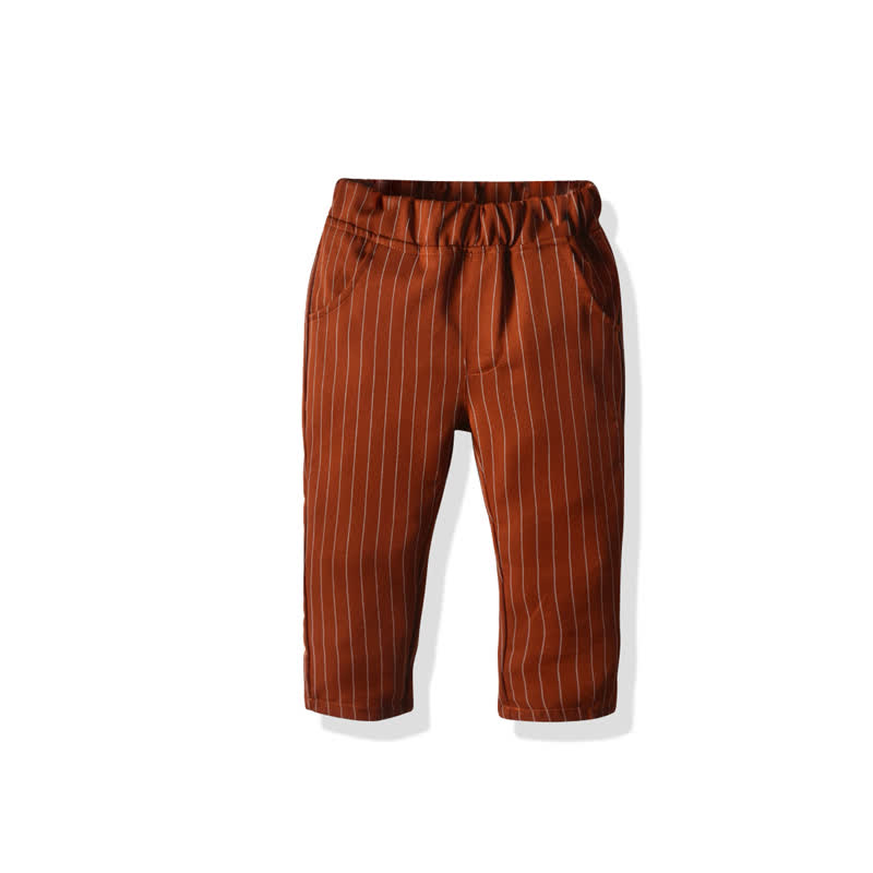 Baby Kleinkind -Jungen Einfarbig Hose - Kaffee - 8-9J - image 10