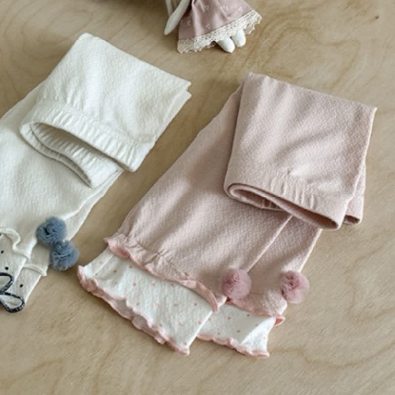 Gamaschen mit Punktmuster und Rüschensaum für Baby und Kleinkind - image 4