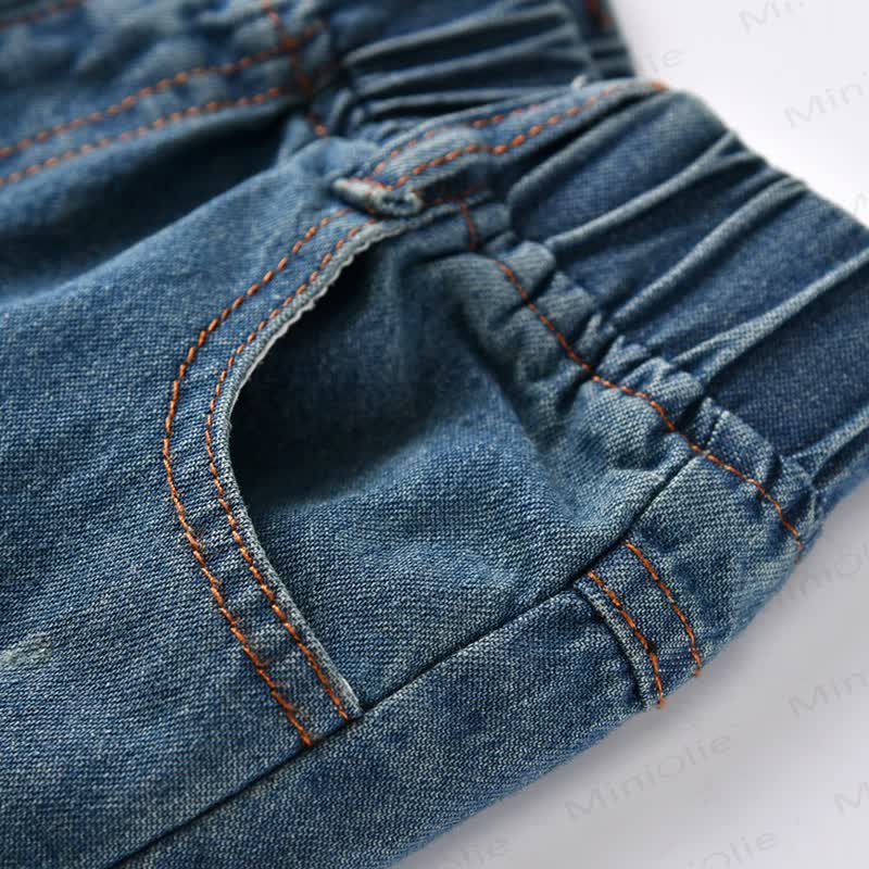 Baby Kleinkind Junge zerrissene Jeans - image 4