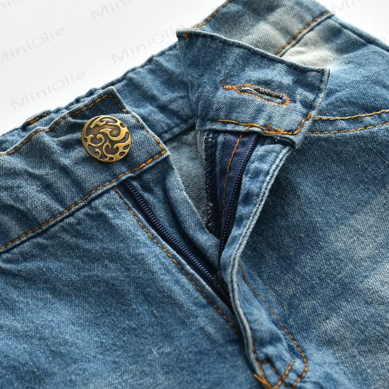 Baby Kleinkind Denim Jeans in Blau - image 4
