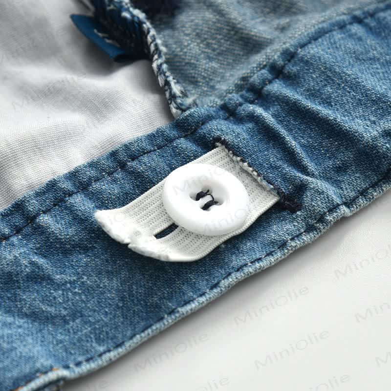 Baby Kleinkind Denim Jeans in Blau - image 5