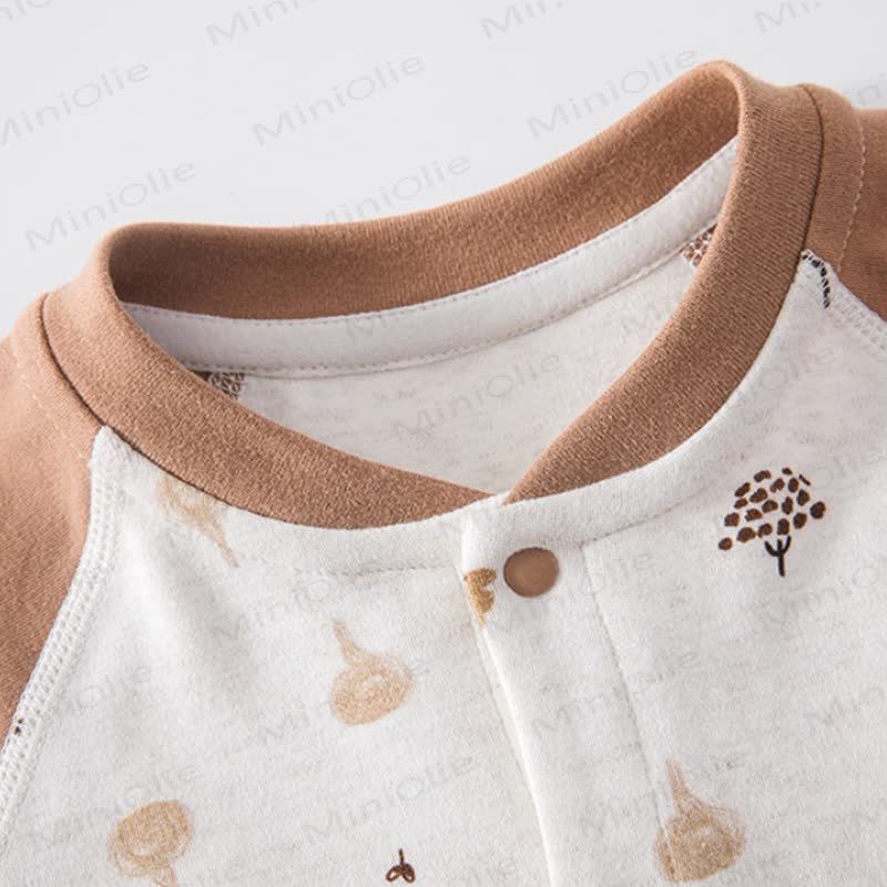 Baby Baumwoll Strampler mit langen Ärmeln - image 8