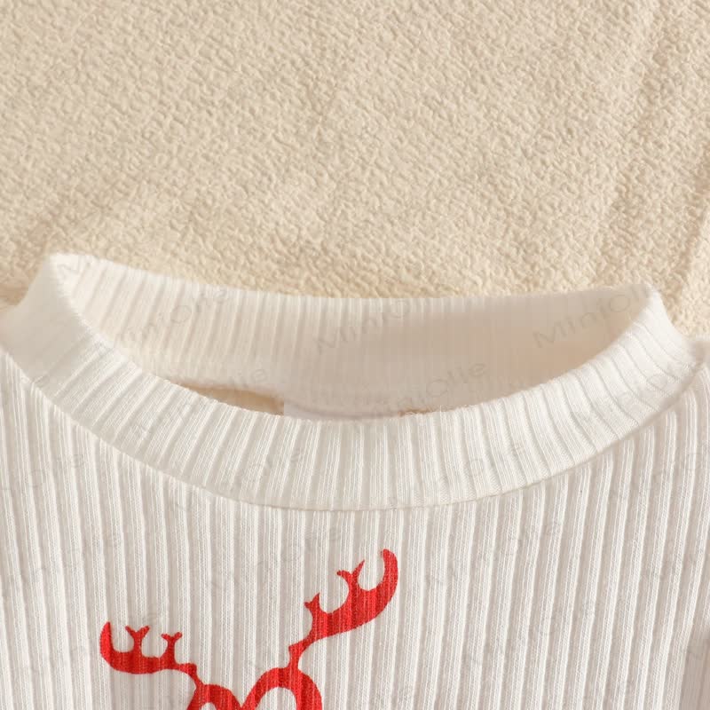 MERRY CHRISTMAS Baby Bodysuit mit Rock, Stirnband und Socken - image 11