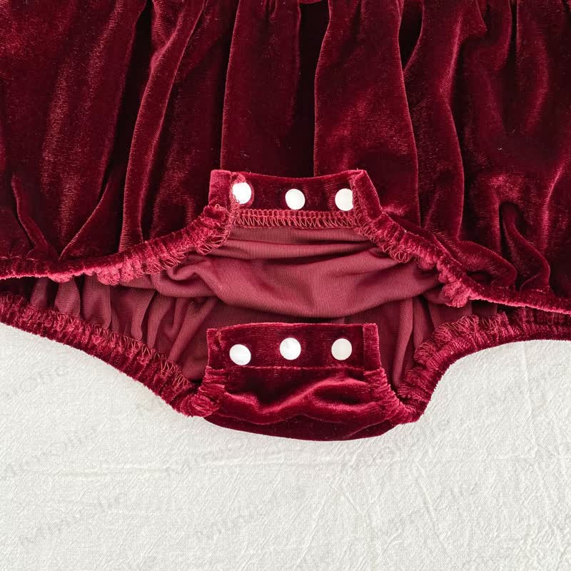 Baby Bodysuit aus Samt mit Lace - image 13