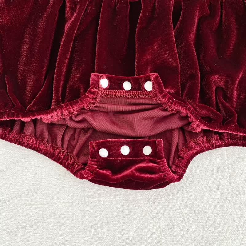 Baby Bodysuit aus Samt mit Lace - image 13