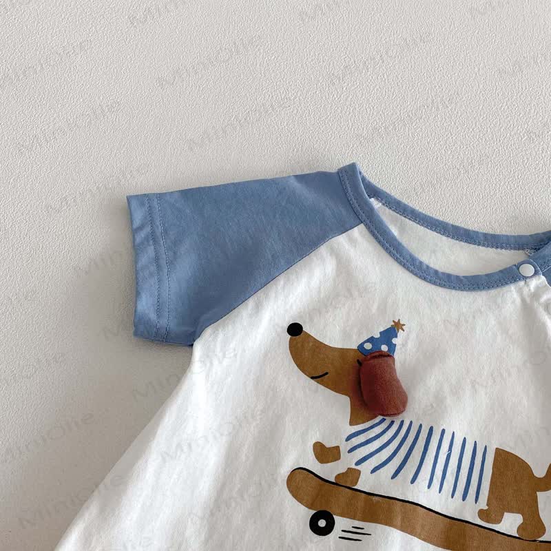 HAVE A FUN DAY! Baby Skateboard-Welpen Bodysuit - image 6