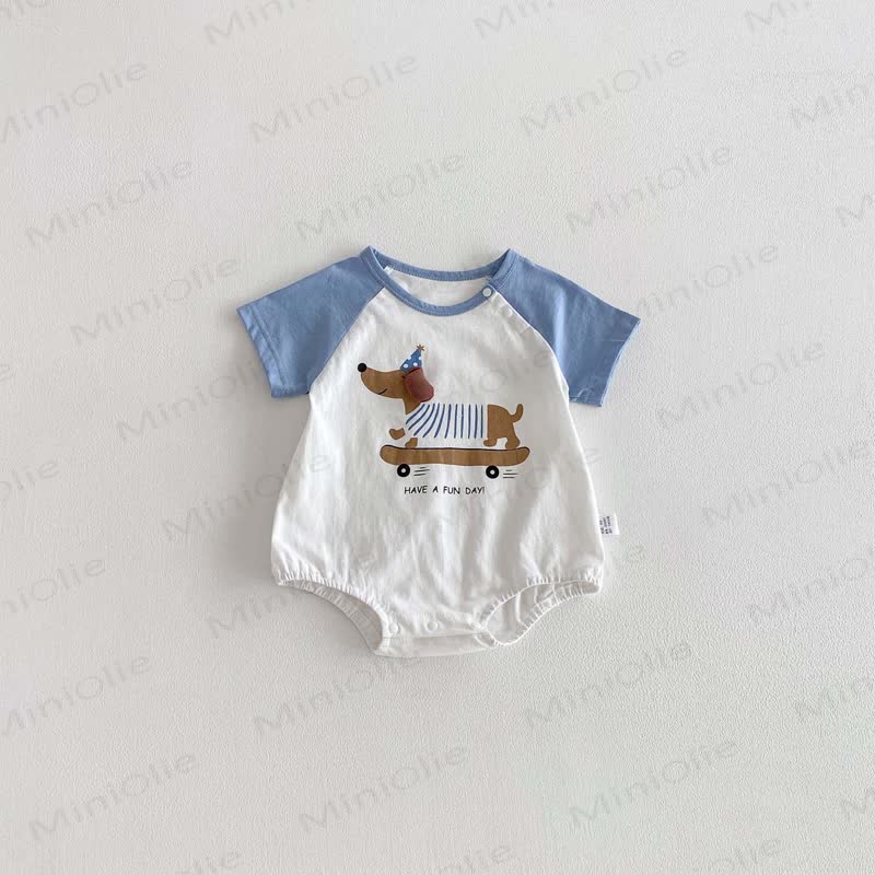 HAVE A FUN DAY! Baby Skateboard-Welpen Bodysuit - image 9